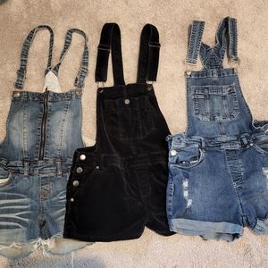 Overall shorts
